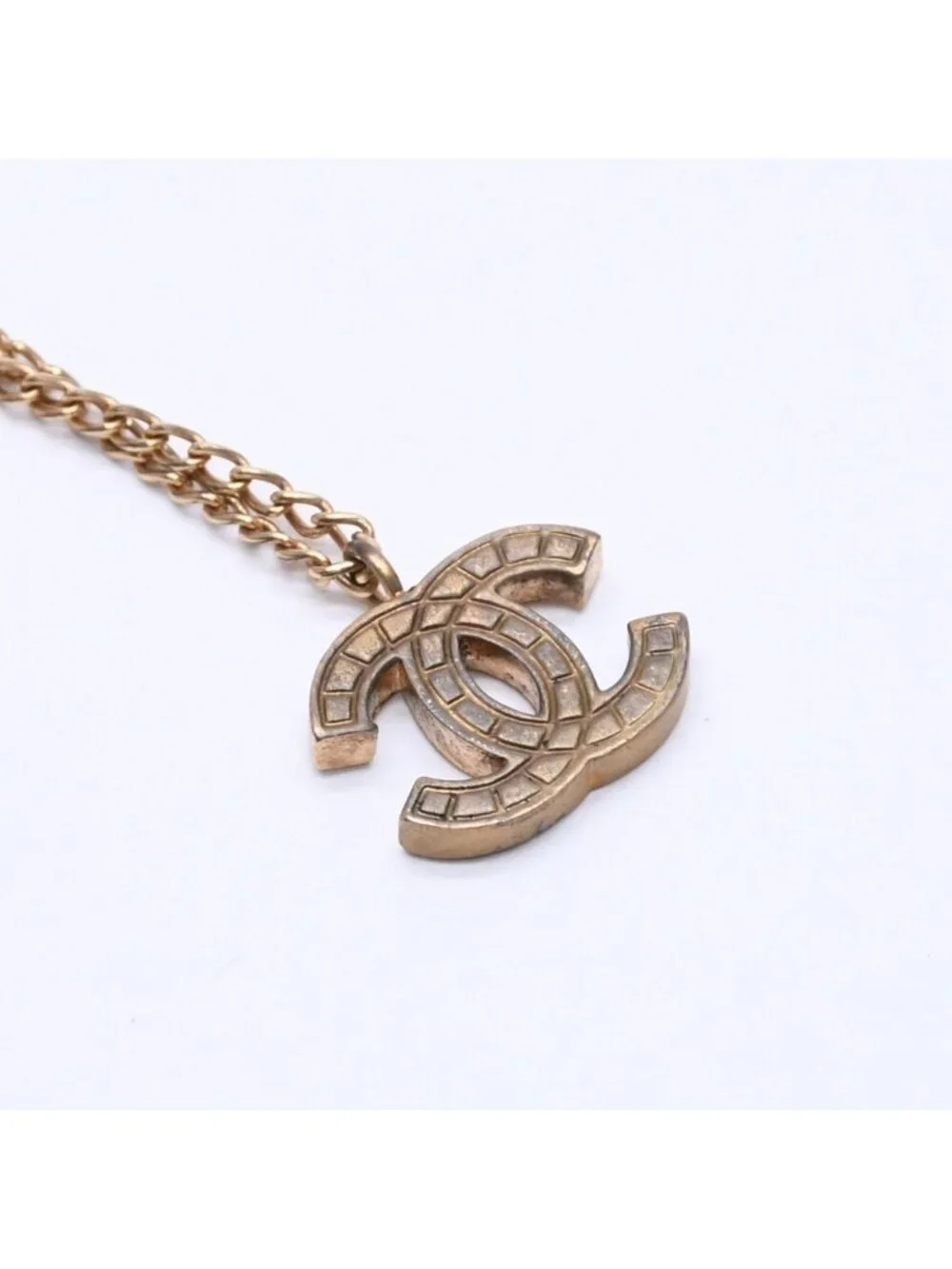 Chanel Necklace CC Logo 03 Gold